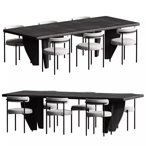 Inesse Boucle Dining Table Chair