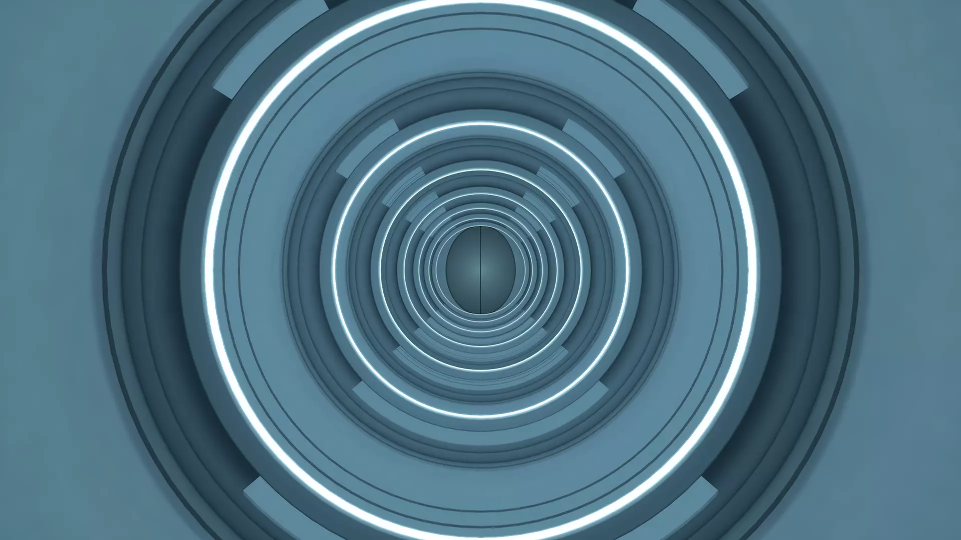 Sci Fi Tunnel 3D model