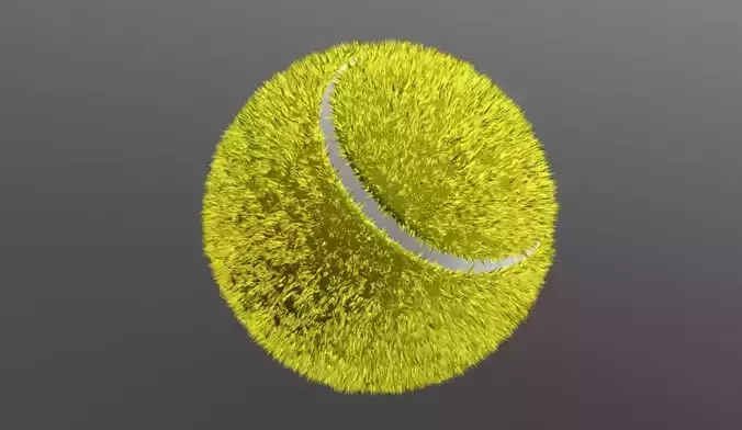Tennis ball 3D model