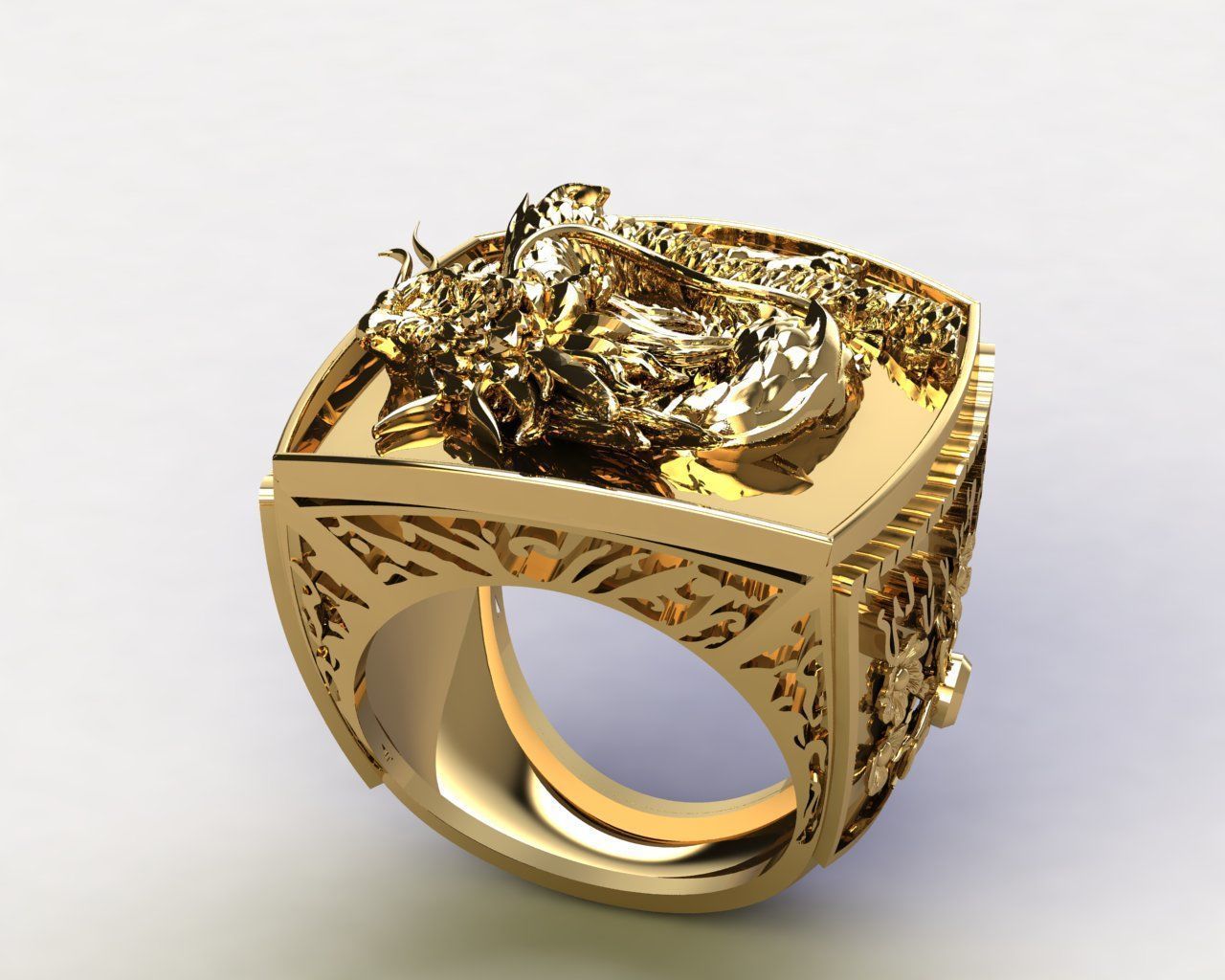 dragon ring 01 h complete 3D print model_5