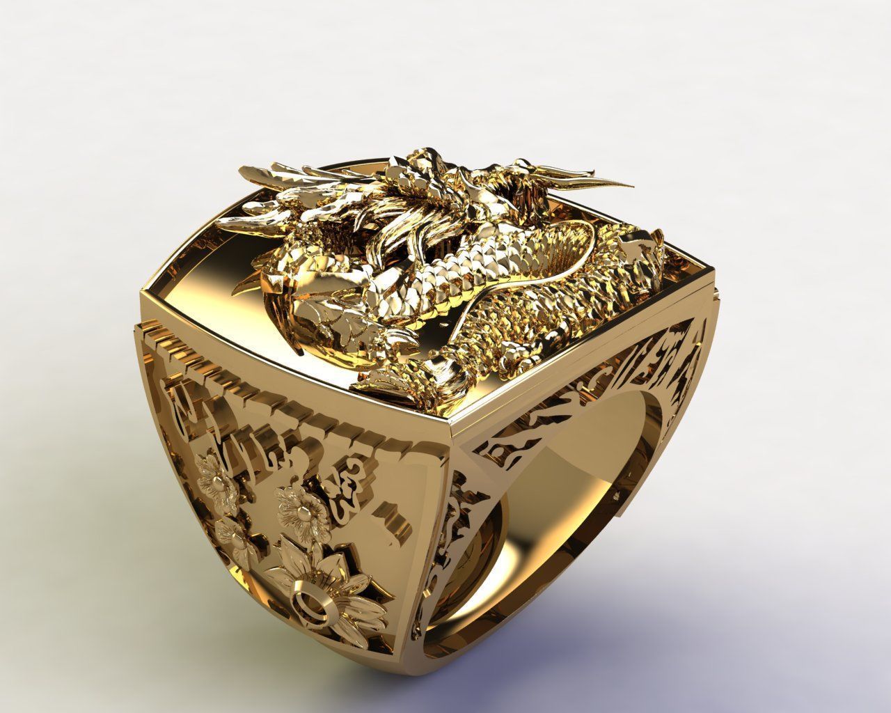 dragon ring 01 h complete 3D print model_2