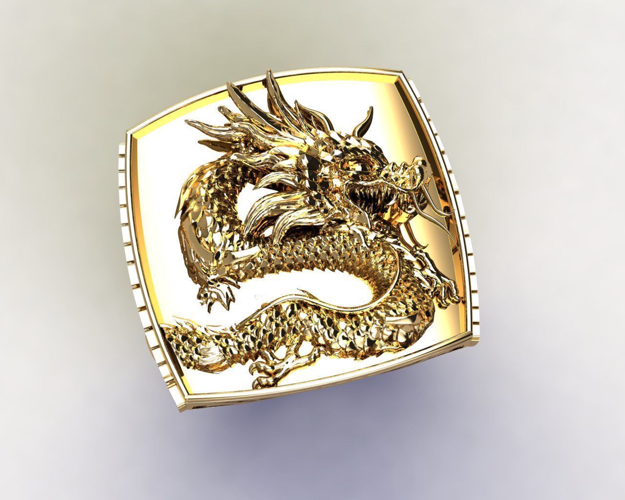 dragon ring 01 h complete 3D print model_6