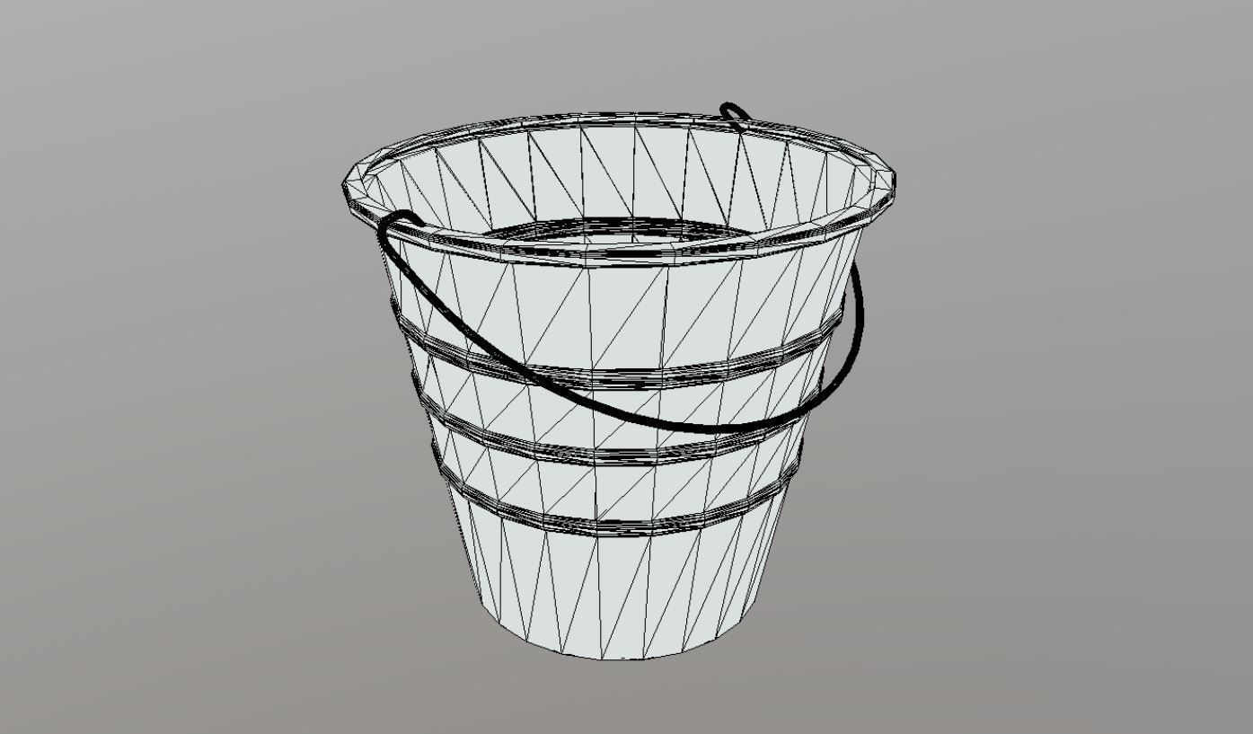 Bucket 3D model_4