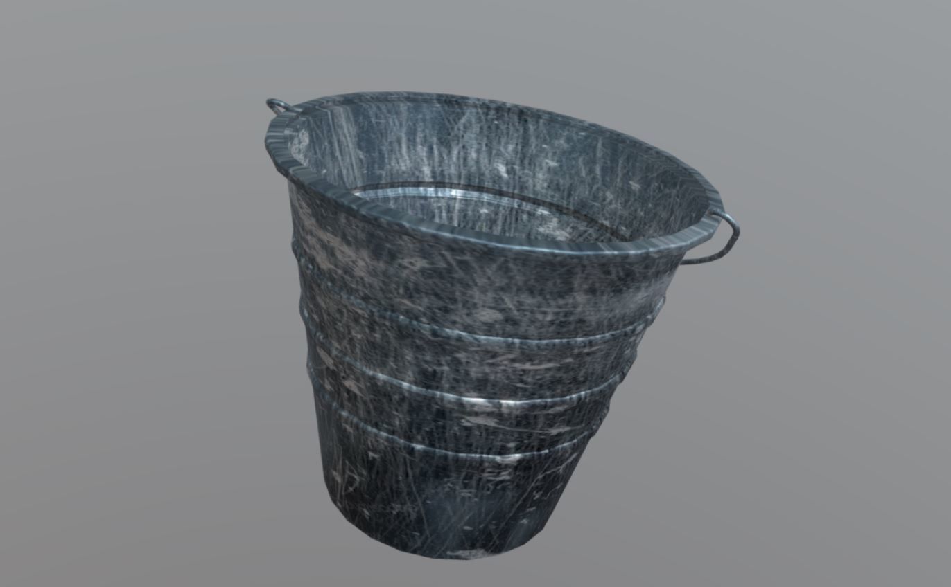 Bucket 3D model_2