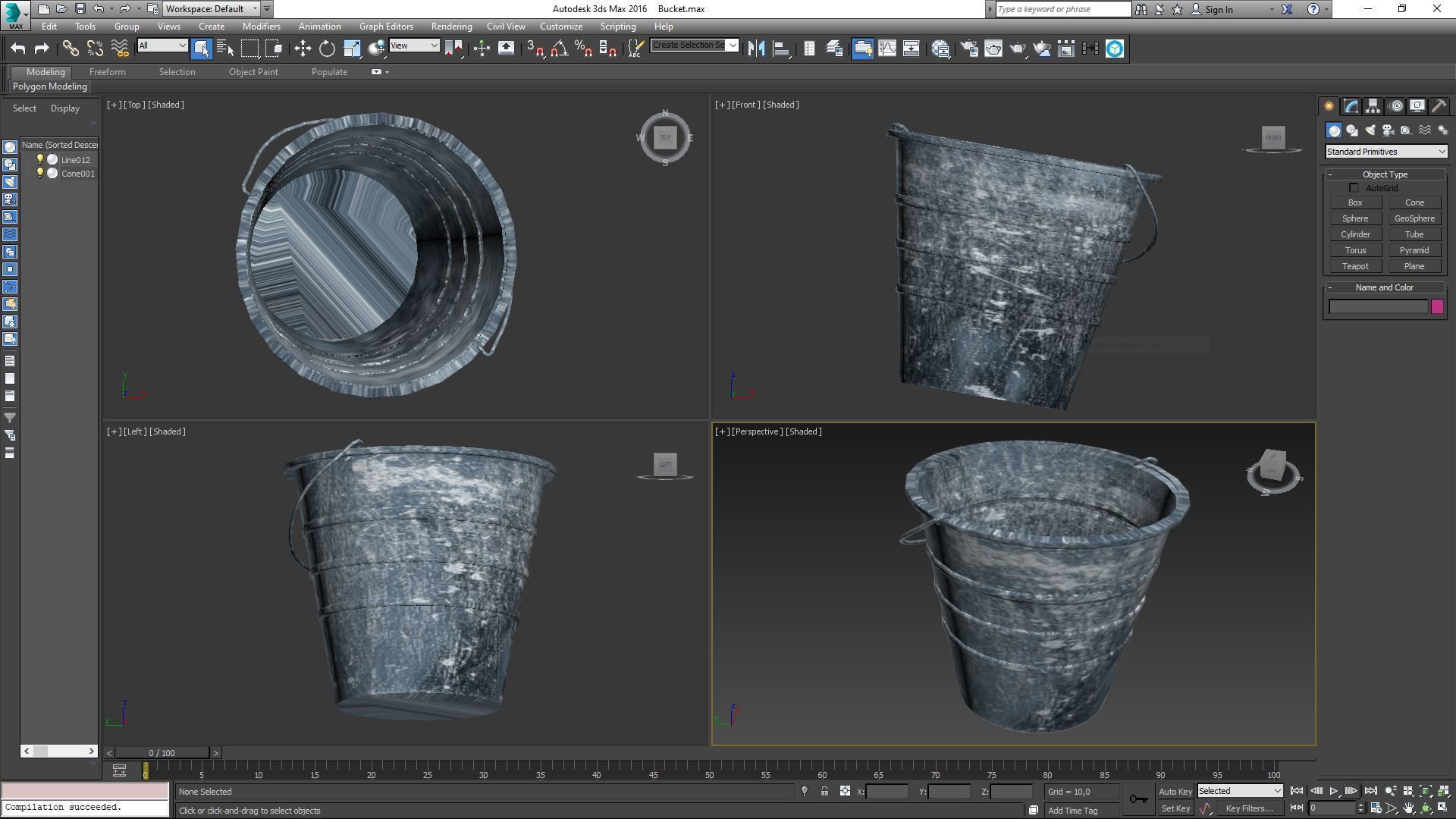 Bucket 3D model_6