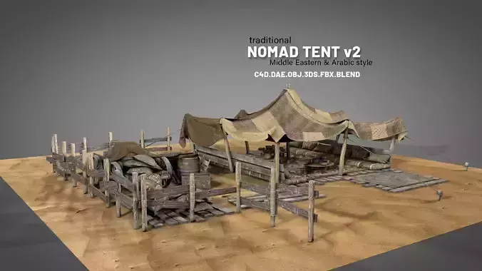 Traditional Nomad Tent v2