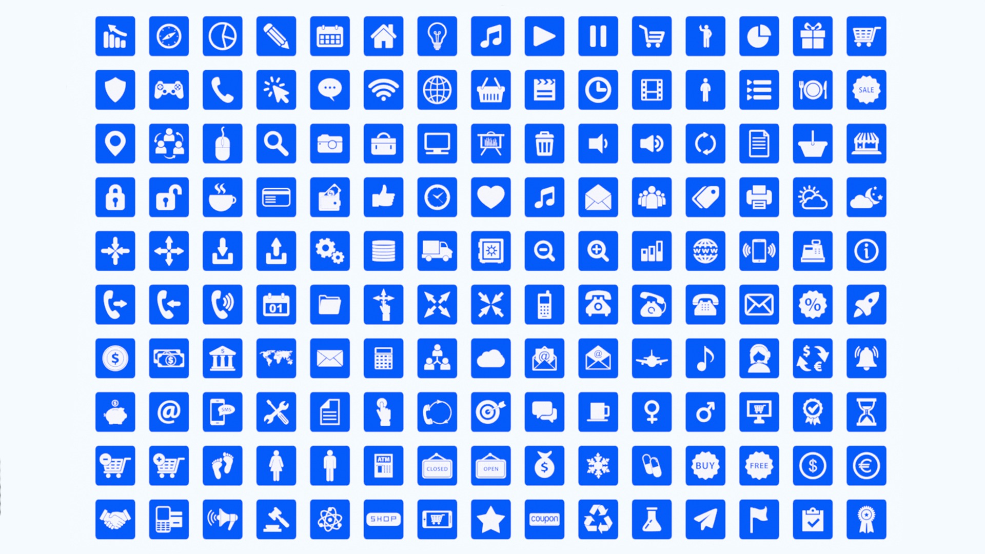 150 Useful Simple Icons 3D model_3