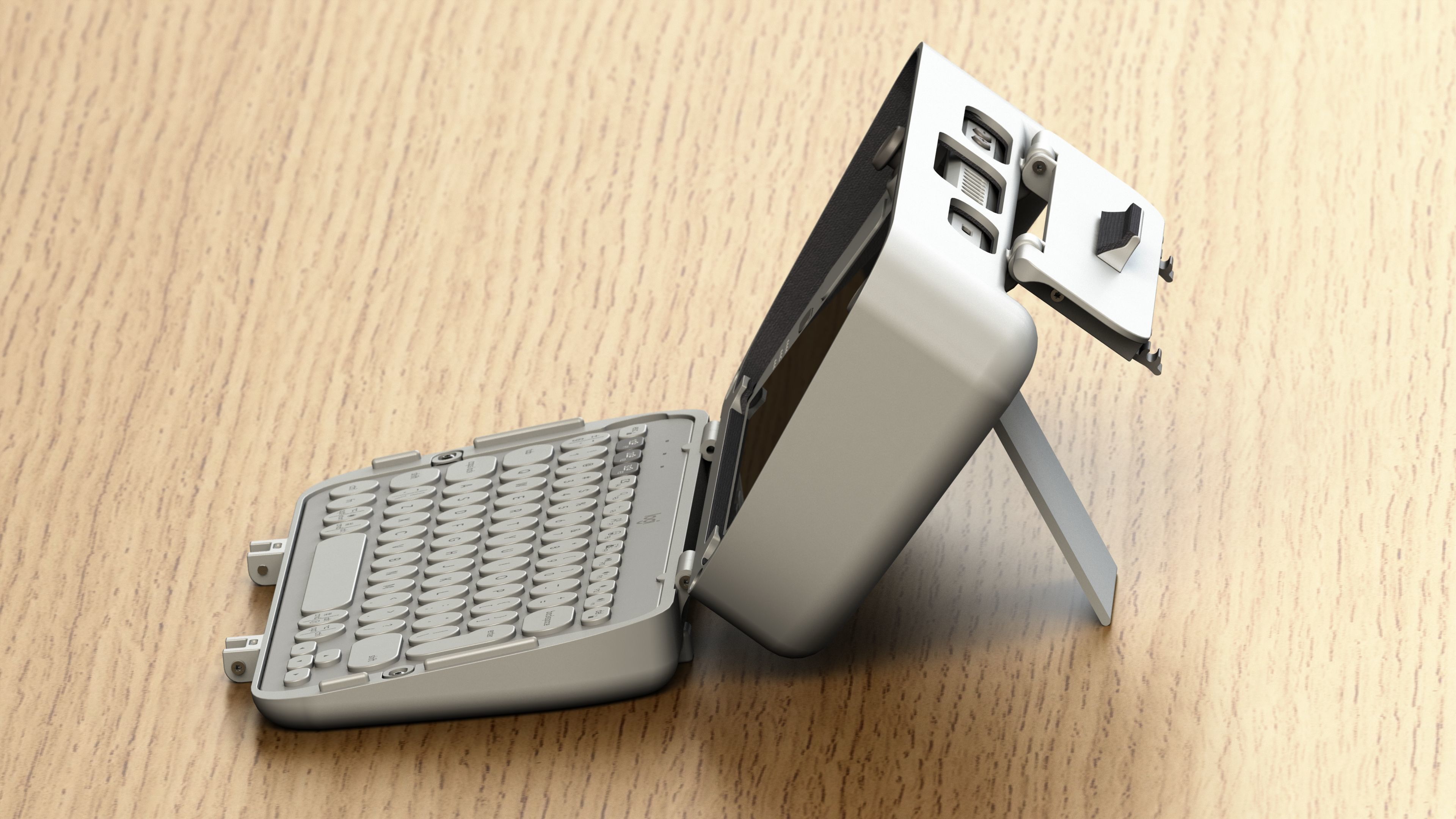 Steam Deck Play and Work Case 3D print model_3