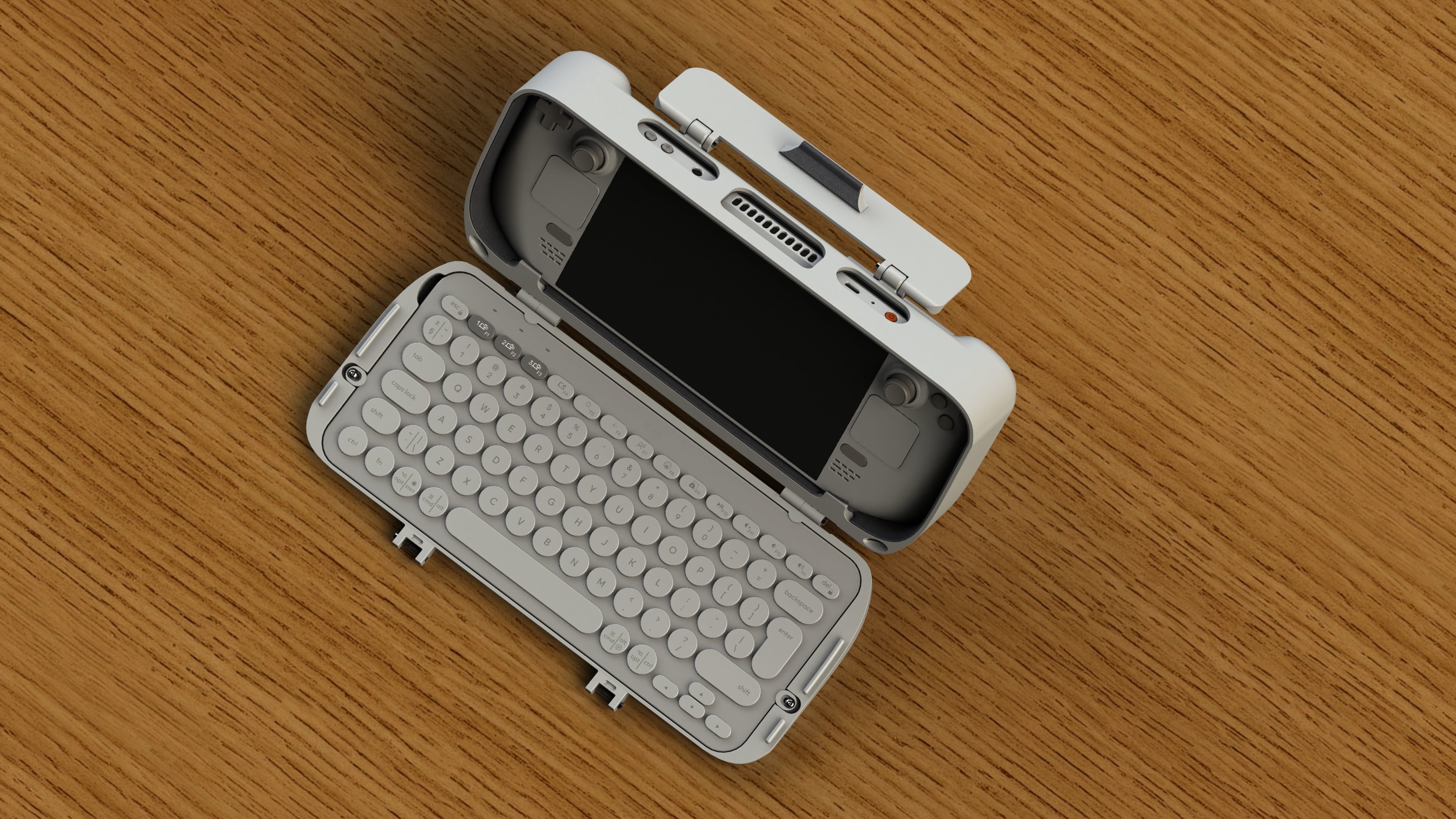 Steam Deck Play and Work Case 3D print model_0