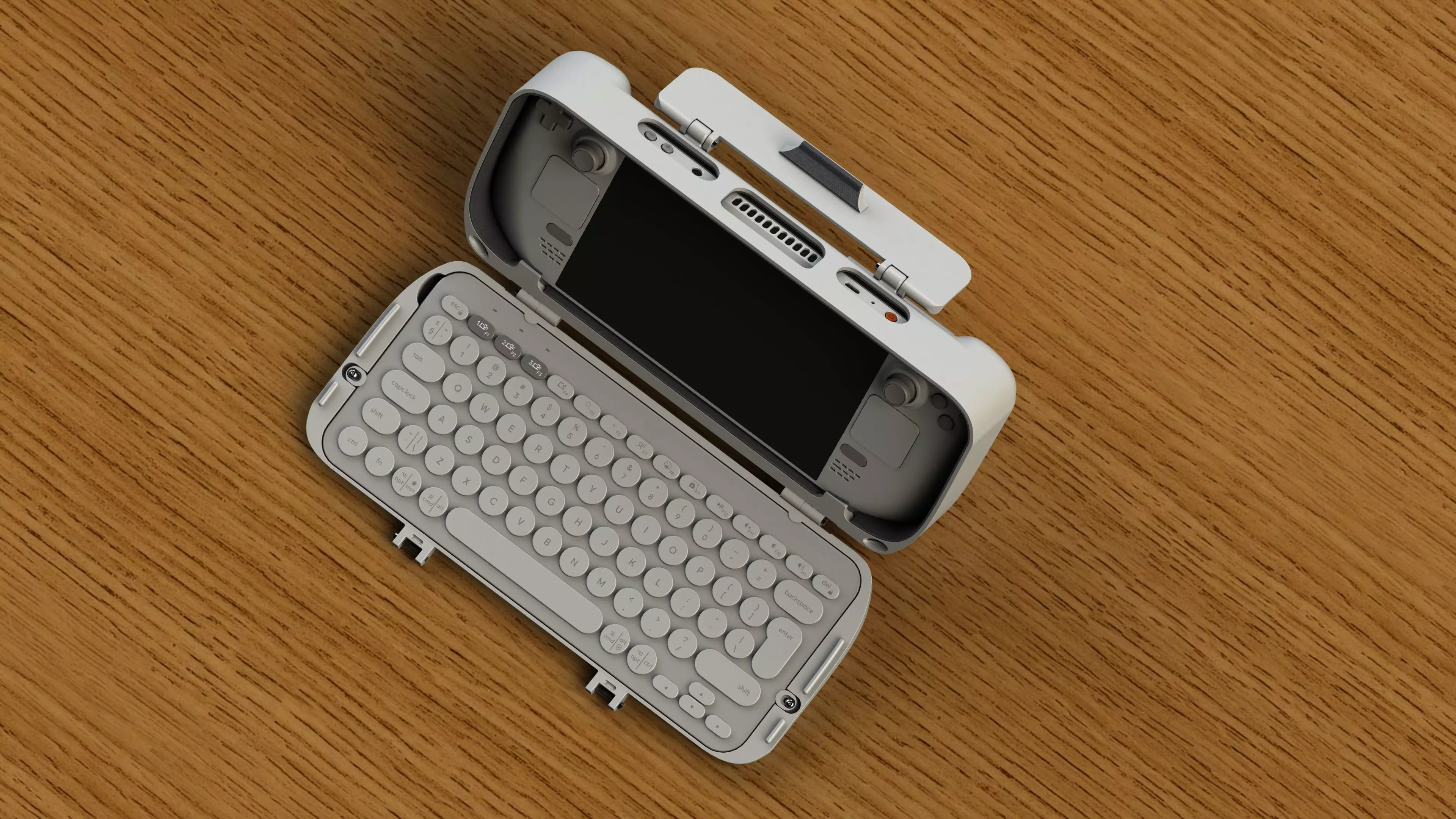 Steam Deck Play and Work Case 3D print model_0