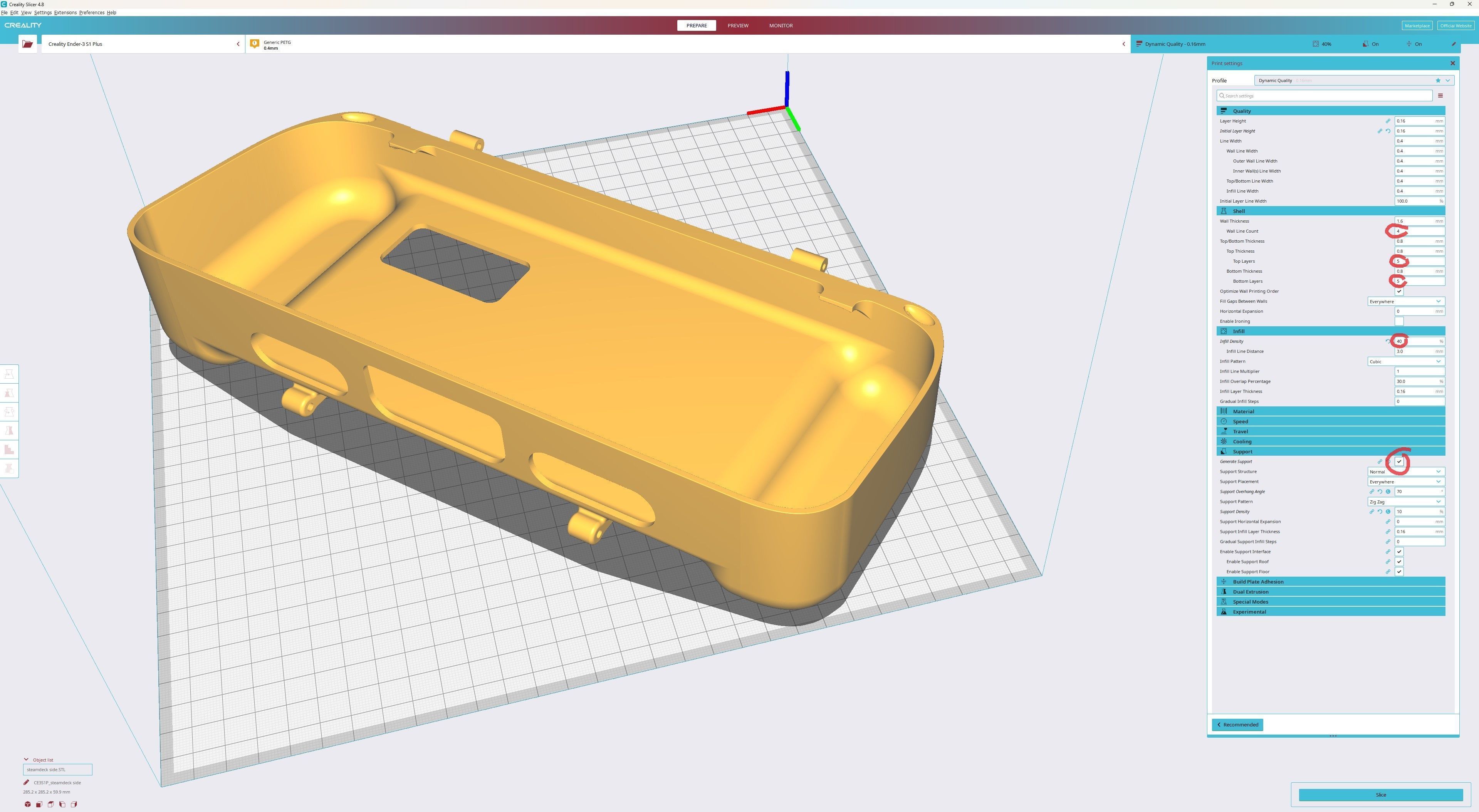 Steam Deck Play and Work Case 3D print model_14