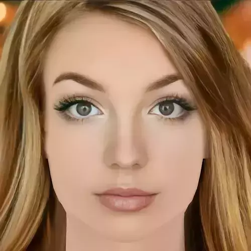 Britney Spears Head - No Hair - Low poly head for game Low-poly 3D model