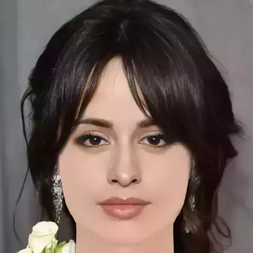 Camila Cabello Head - No Hair - Low poly head for game