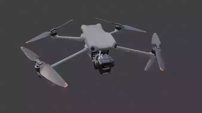 DJI Air 3 Drone 3D Model  3D print model