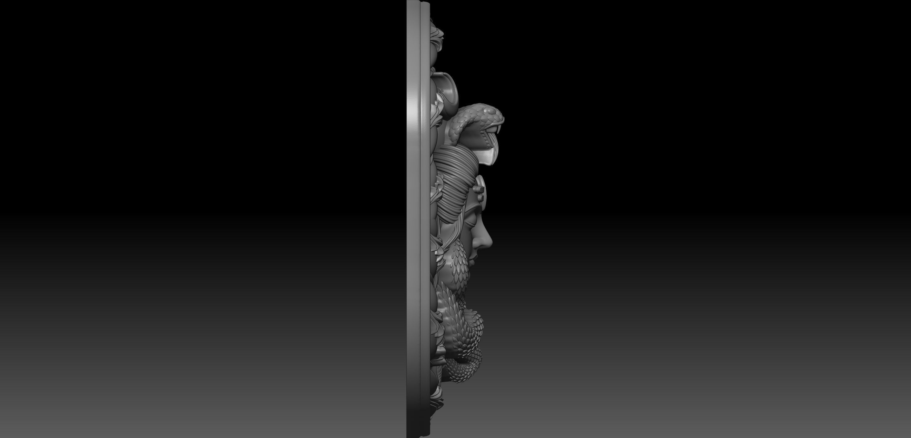 shiva hindu god idol for 3d print and CNC 3D print model_5