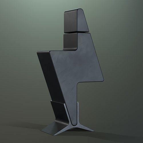 Tesla Mezcal Low-poly 3D model 3