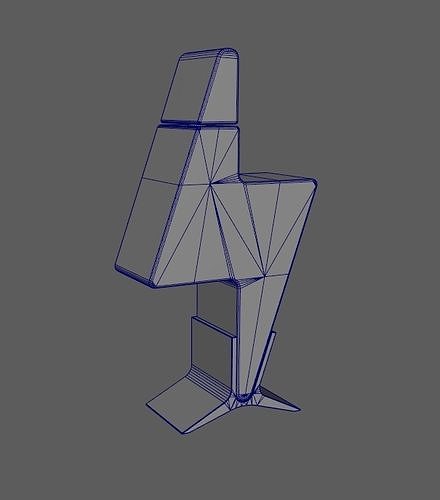 Tesla Mezcal Low-poly 3D model 5