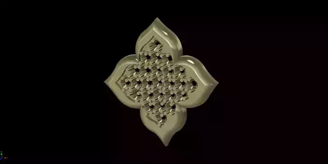 Four-Point Flower Earring