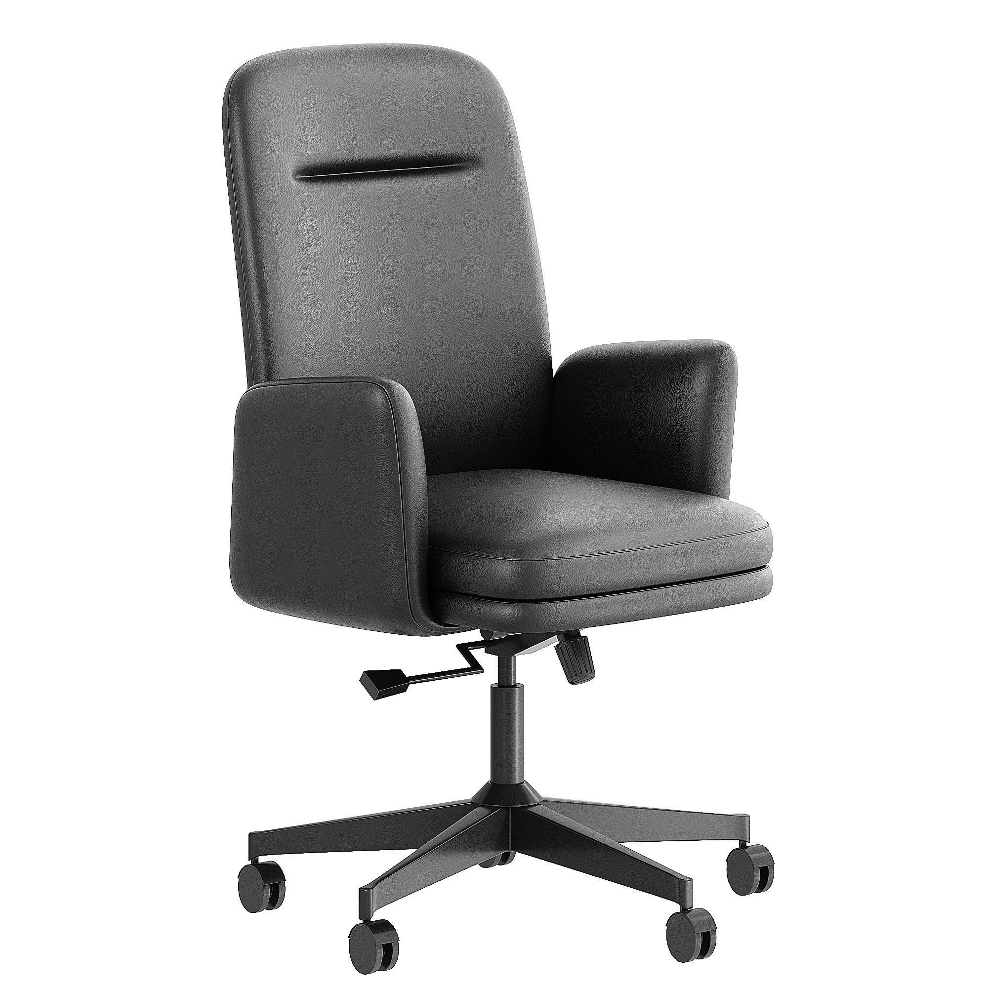 Branch Upholstered Soft Side Chair 3D model_1