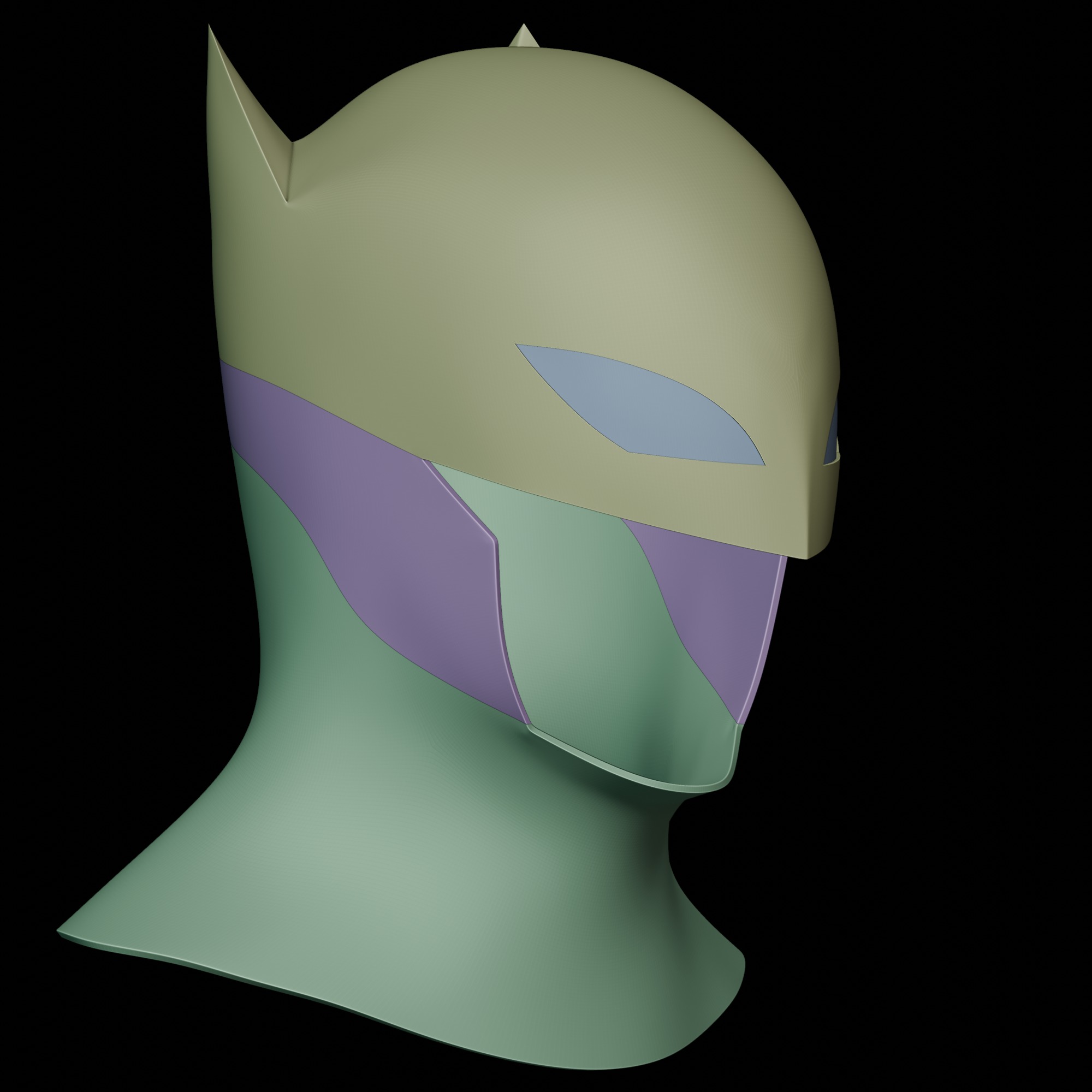 The Batman 2004 Cowl 3D Printable Model 3D print model_5