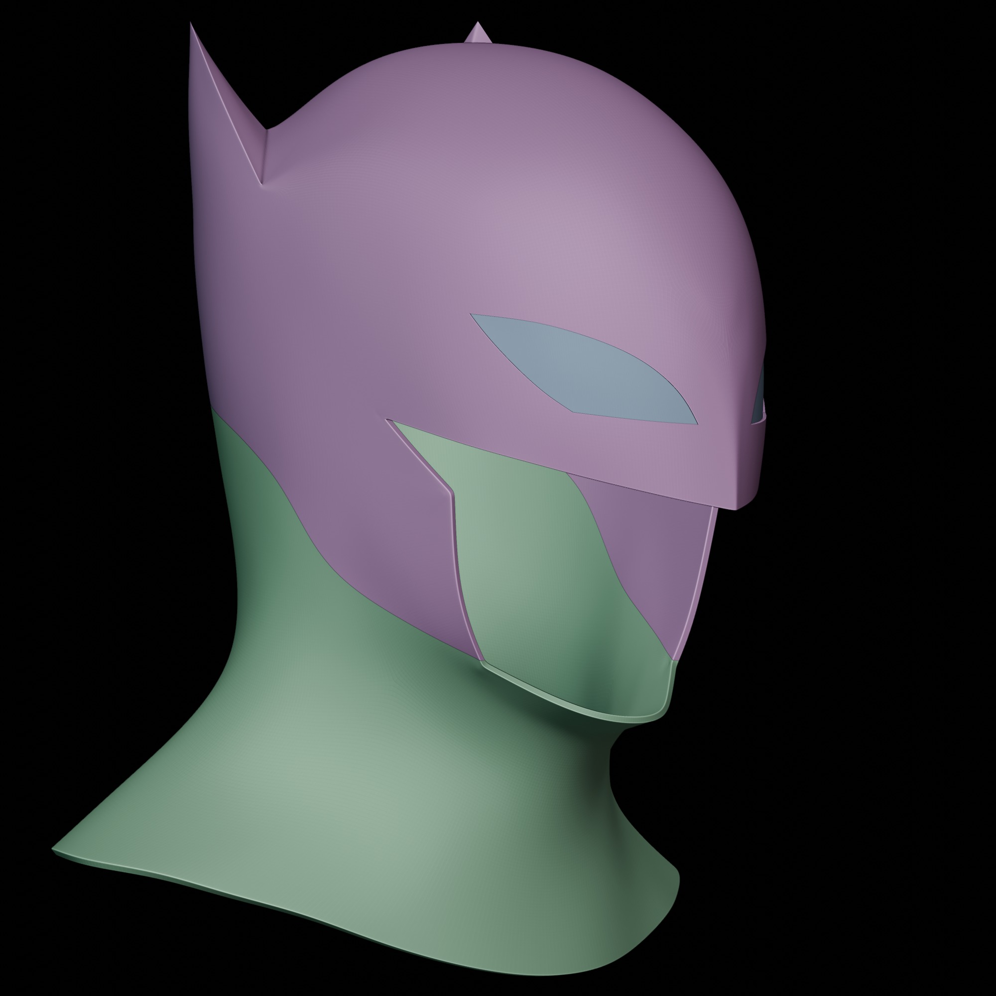 The Batman 2004 Cowl 3D Printable Model 3D print model_4