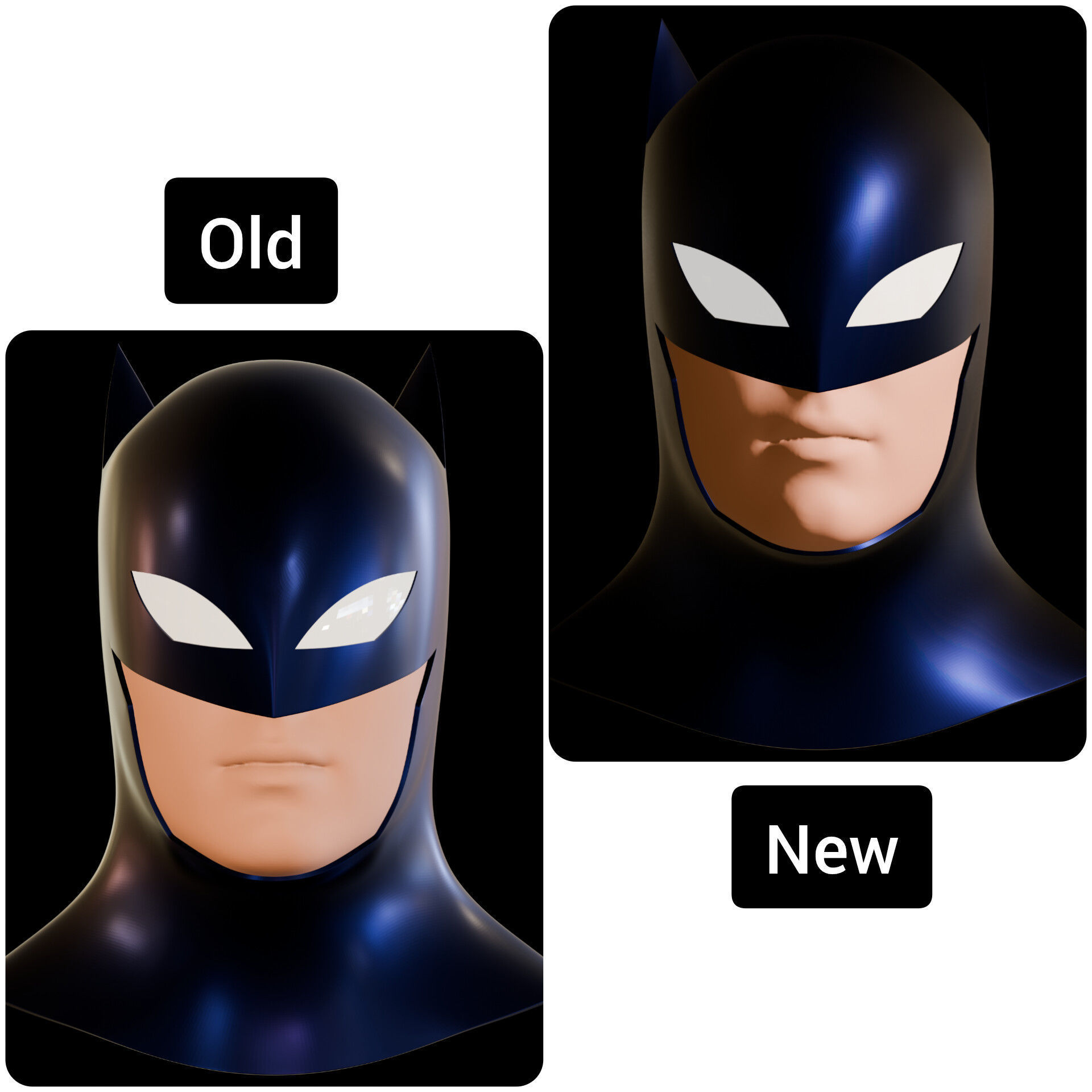 The Batman 2004 Cowl 3D Printable Model 3D print model_6