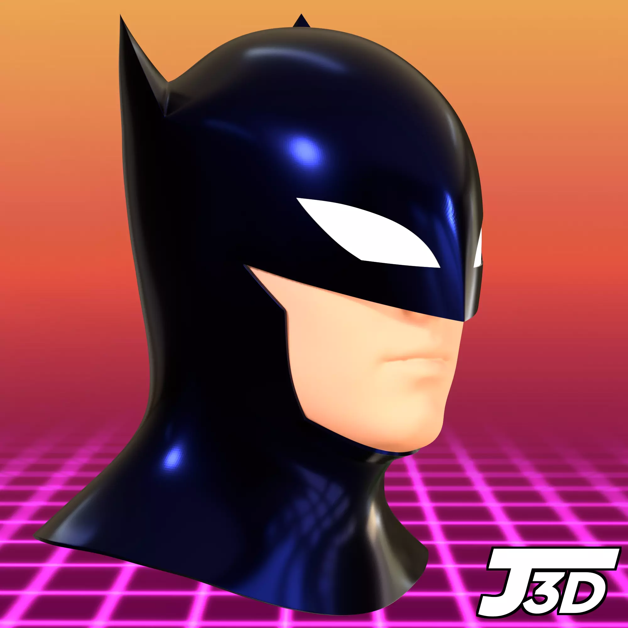 The Batman 2004 Cowl 3D Printable Model 3D print model_1