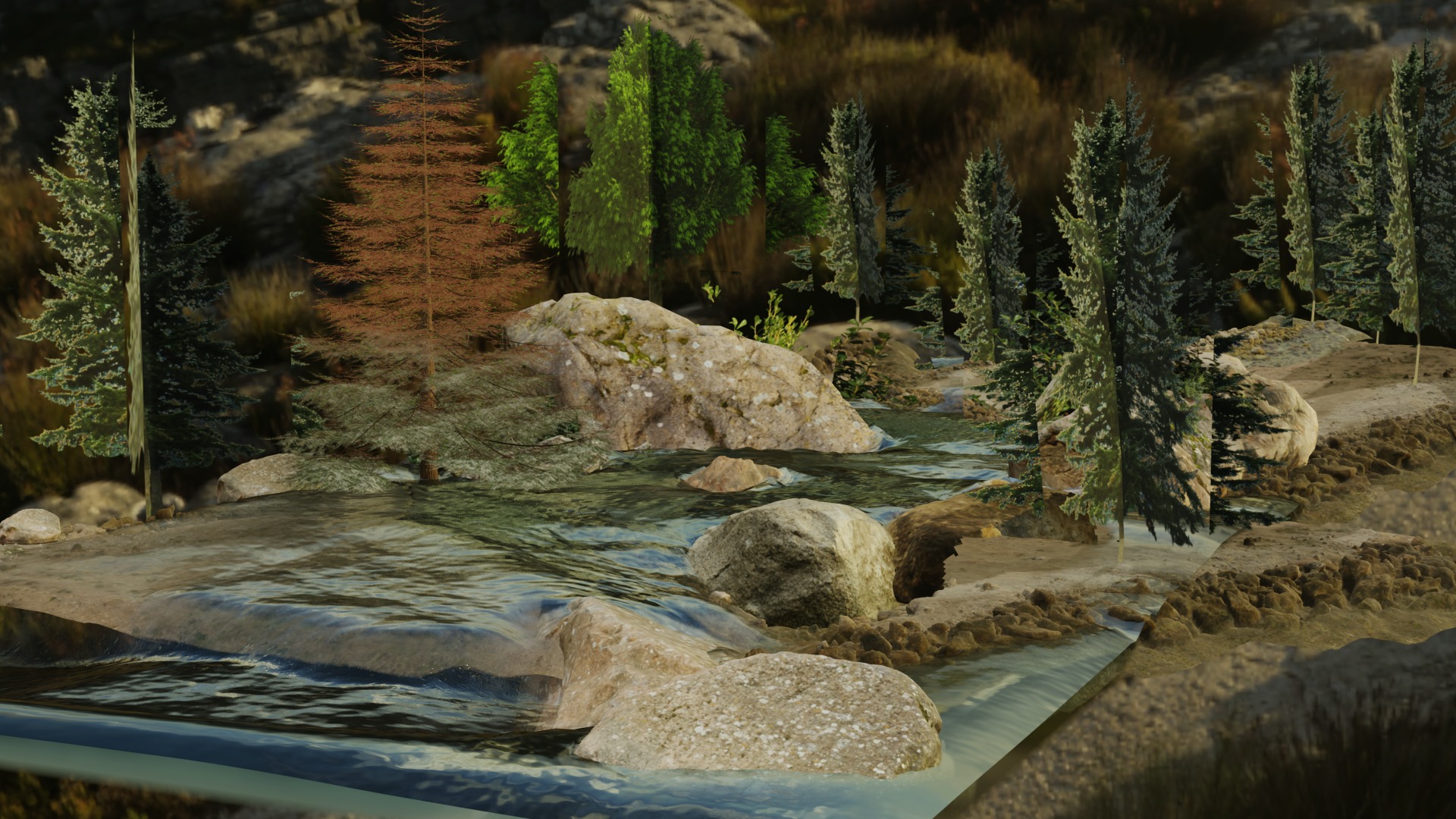 Water Simulation Free 3D model_5