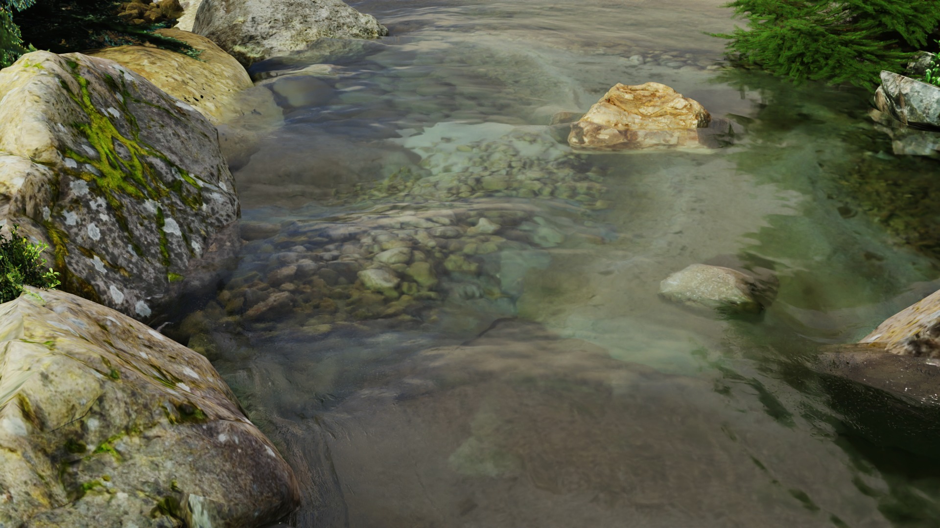 Water Simulation Free 3D model_4