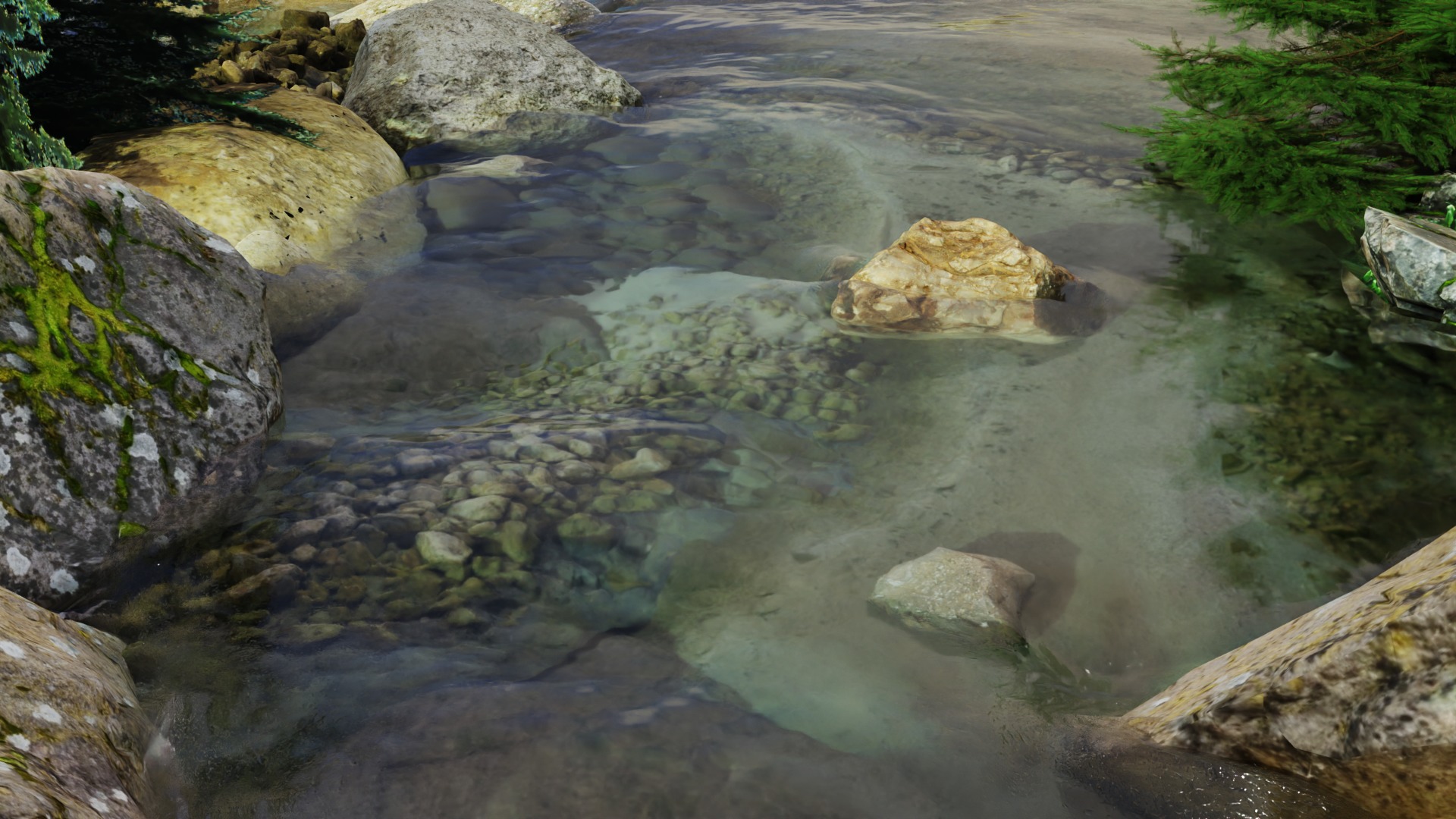 Water Simulation Free 3D model_3