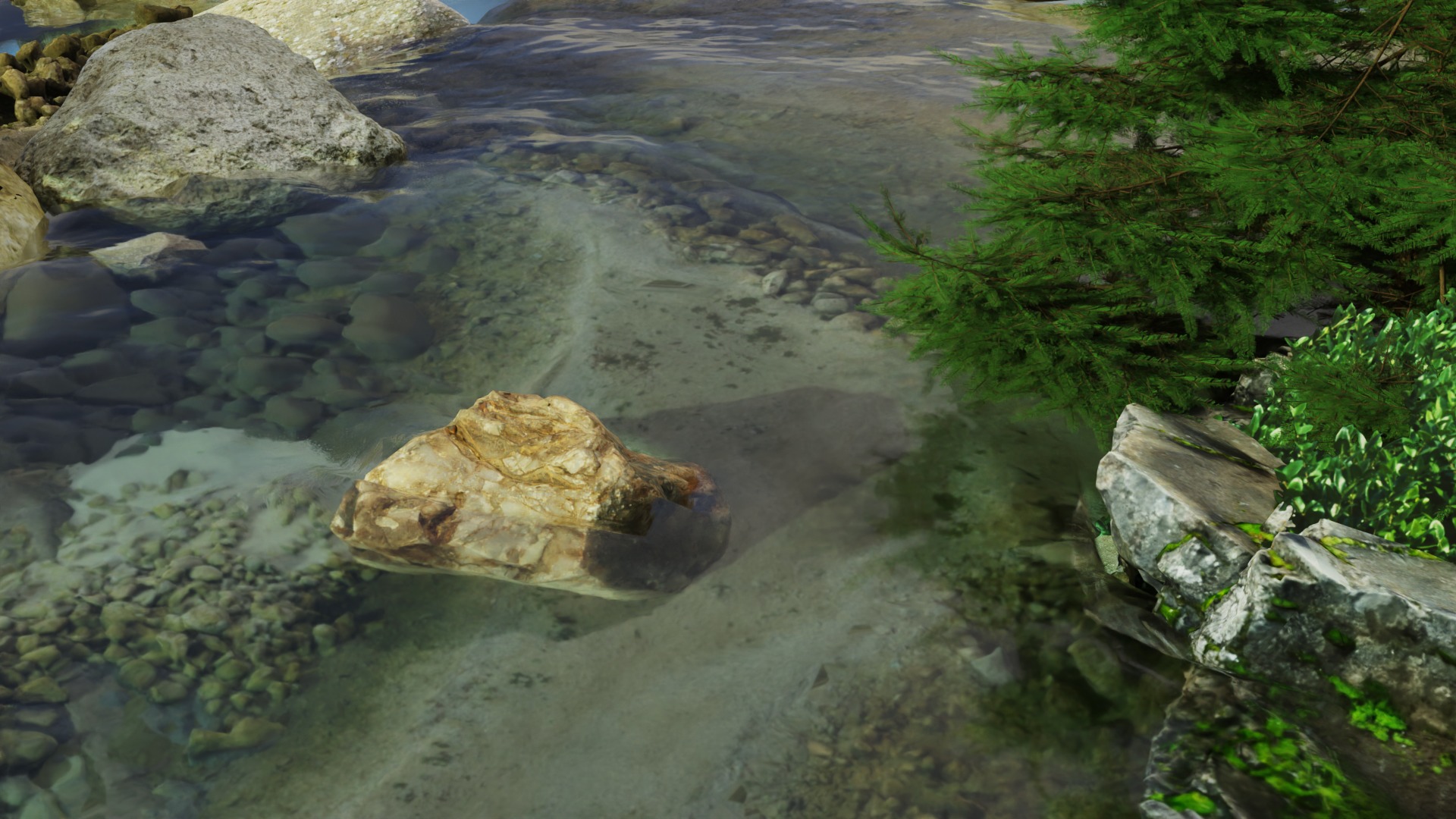 Water Simulation Free 3D model_2