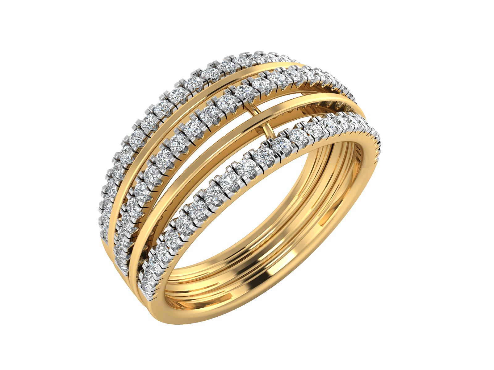 Women Ring  Render 3dm STL OBJ FBX Details 3D print model_3