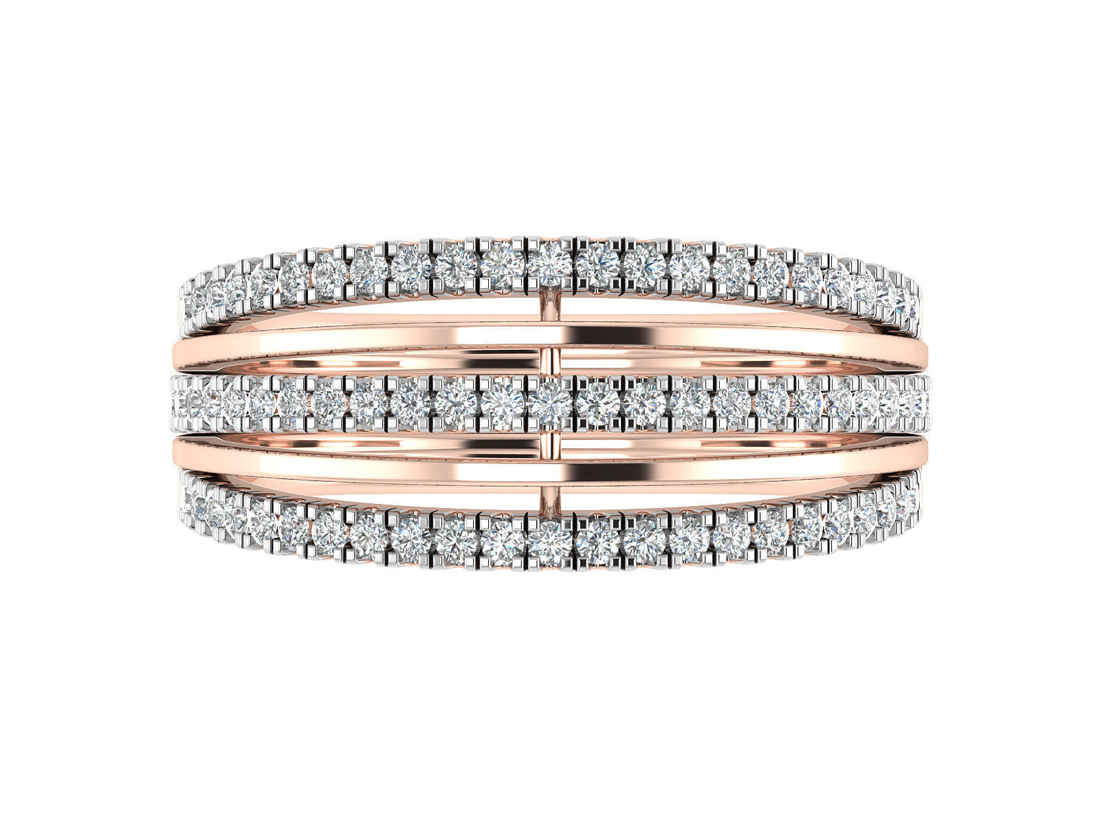 Women Ring  Render 3dm STL OBJ FBX Details 3D print model_12