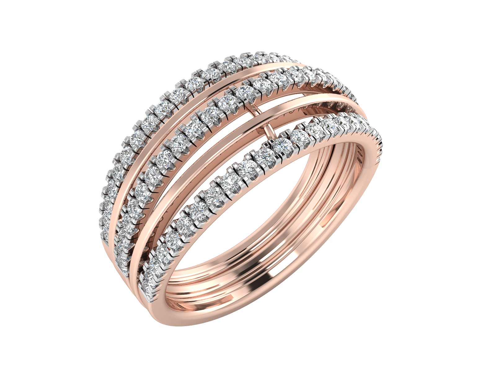 Women Ring  Render 3dm STL OBJ FBX Details 3D print model_2