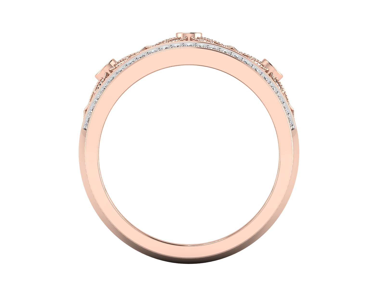 Women Ring  Render 3dm STL OBJ FBX Details 3D print model_5