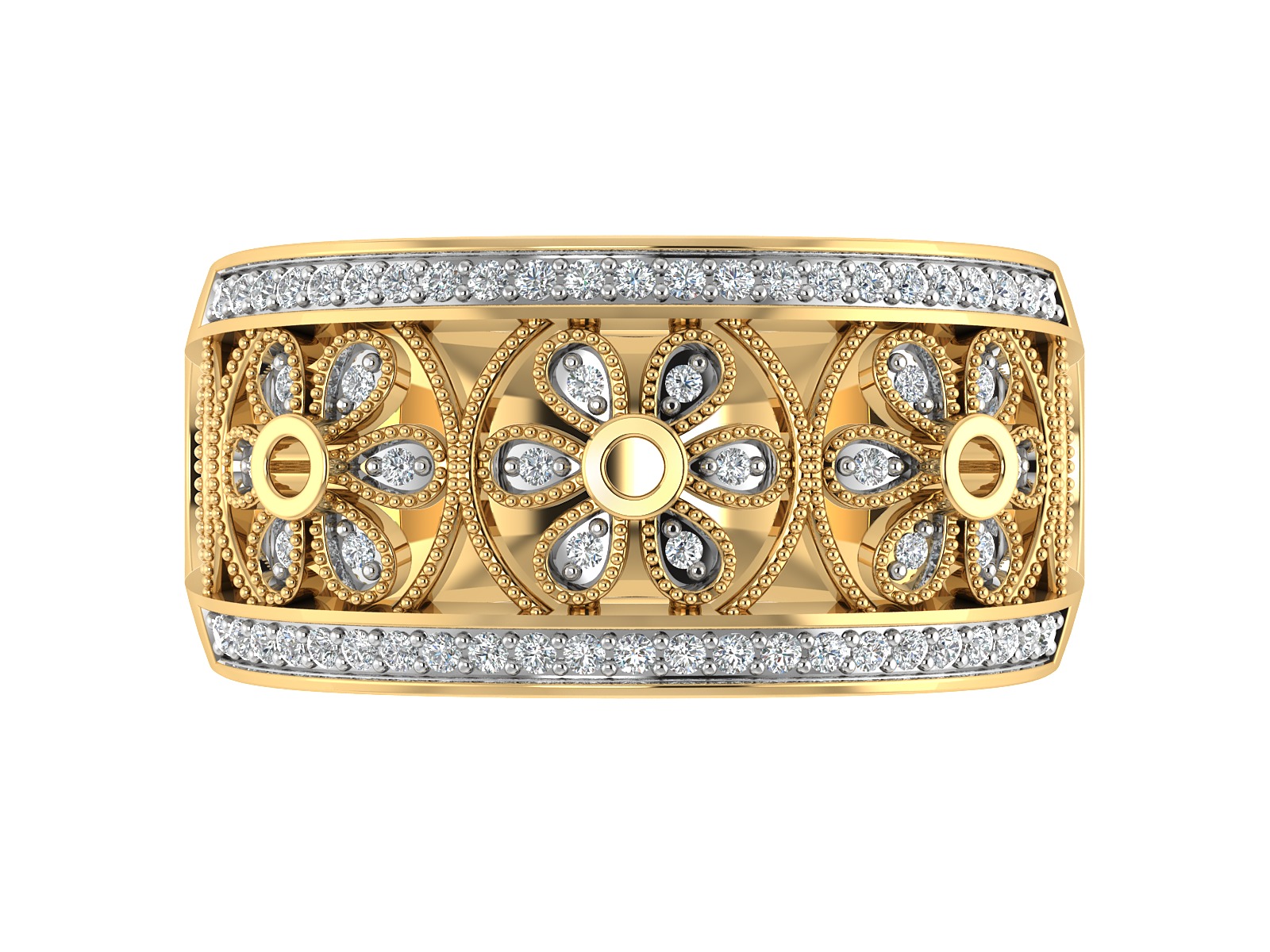 Women Ring  Render 3dm STL OBJ FBX Details 3D print model_15