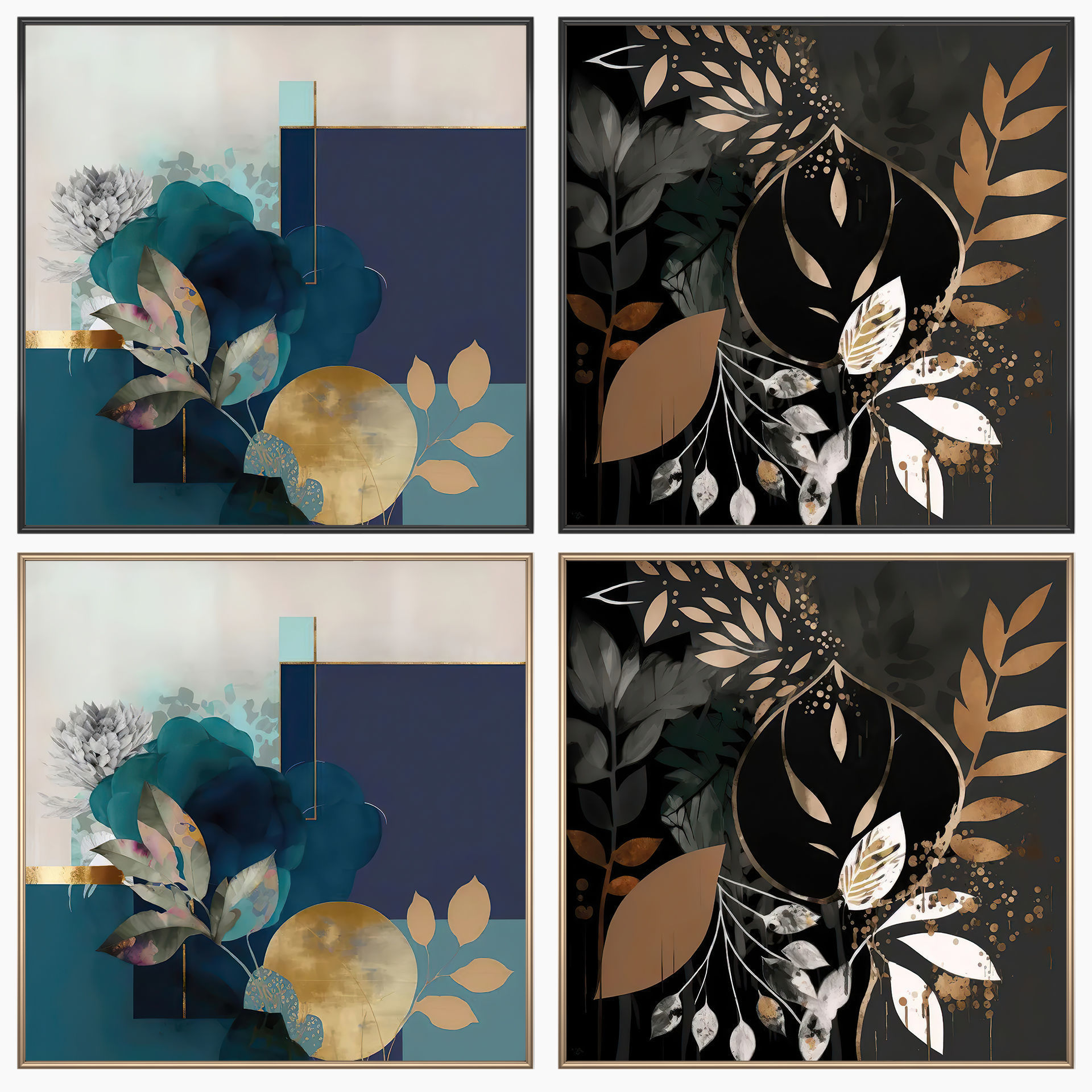 Wall Art Set 4352 3D model_1