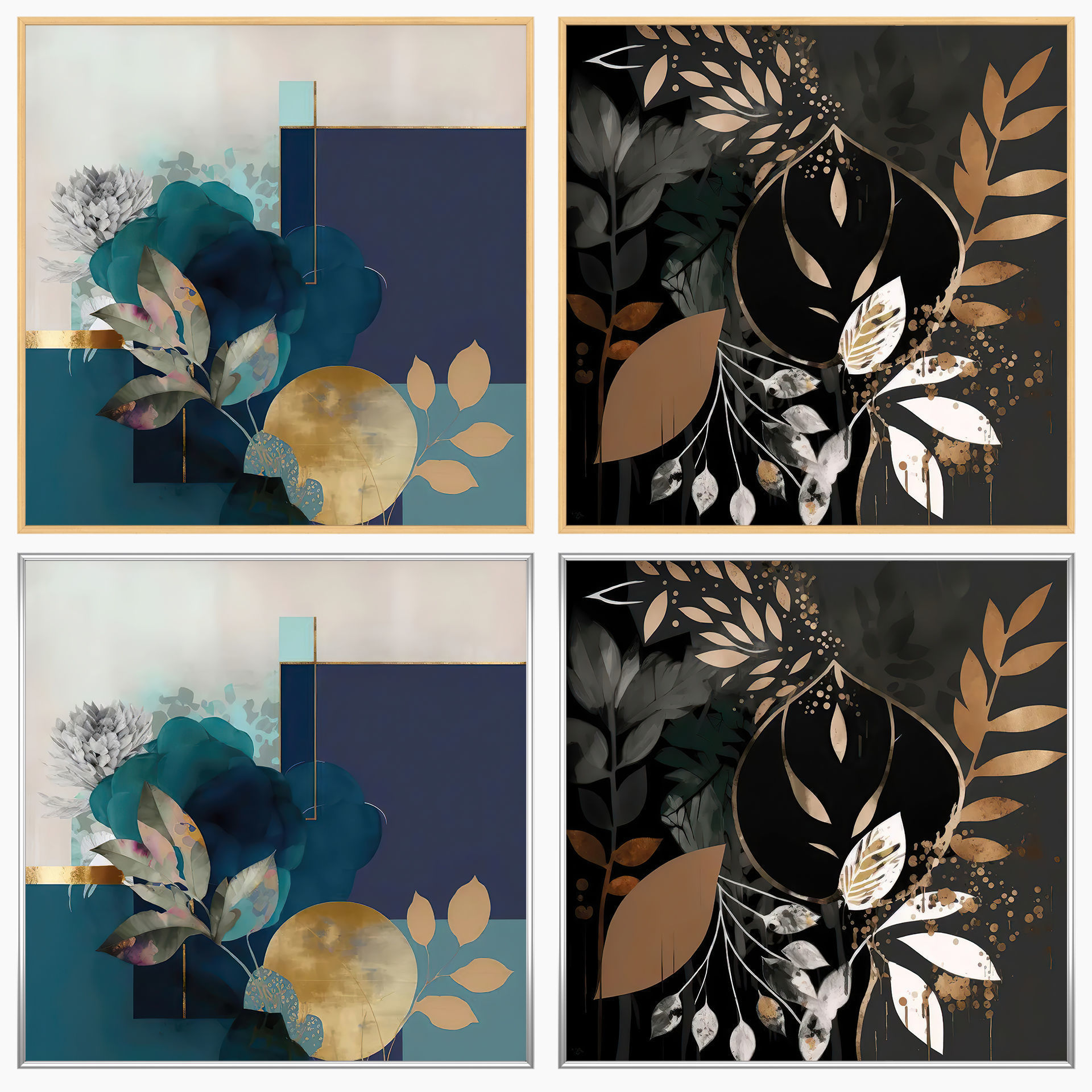 Wall Art Set 4352 3D model_2