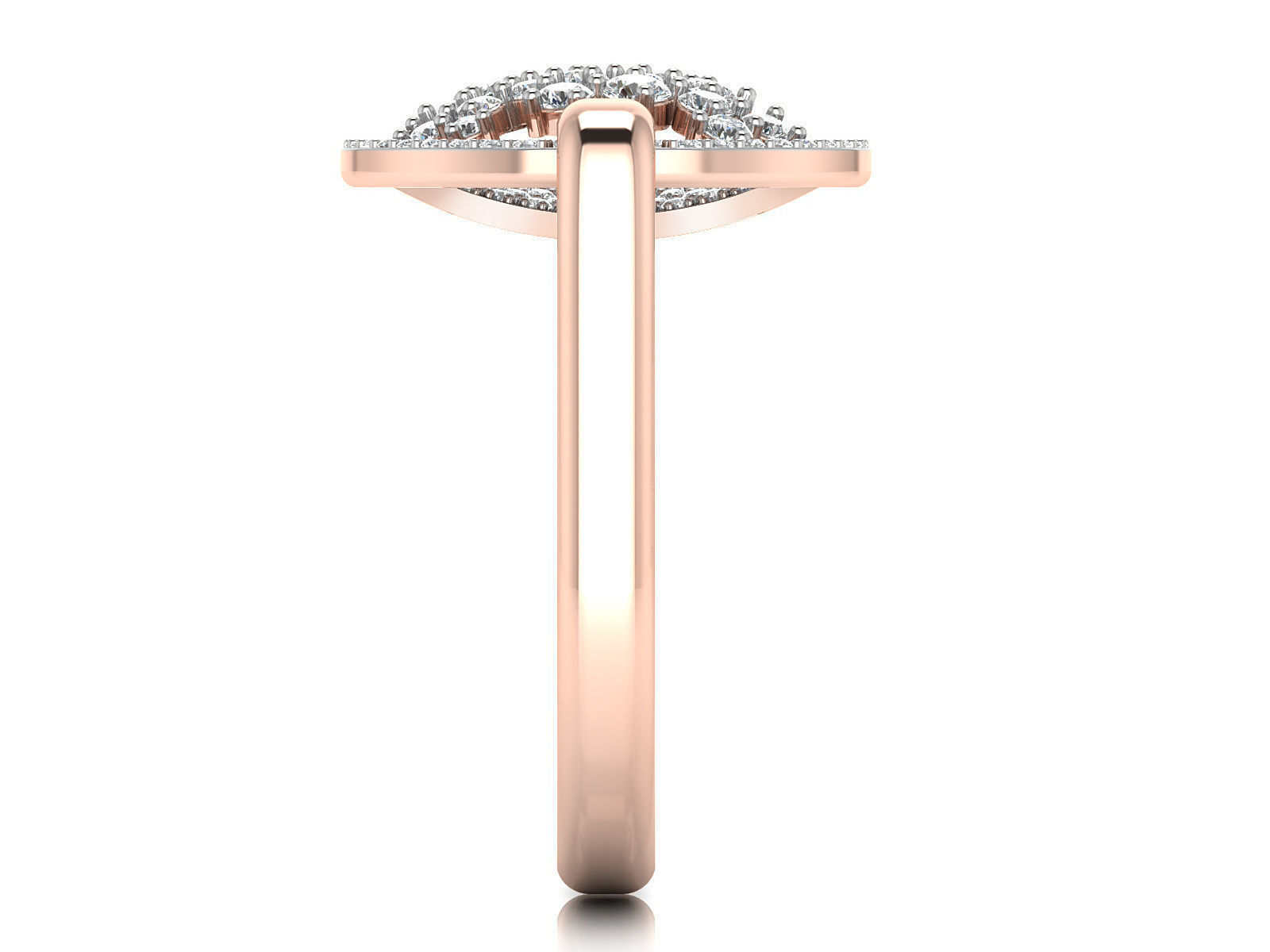 Women Ring  Render 3dm STL OBJ FBX Details 3D print model_8