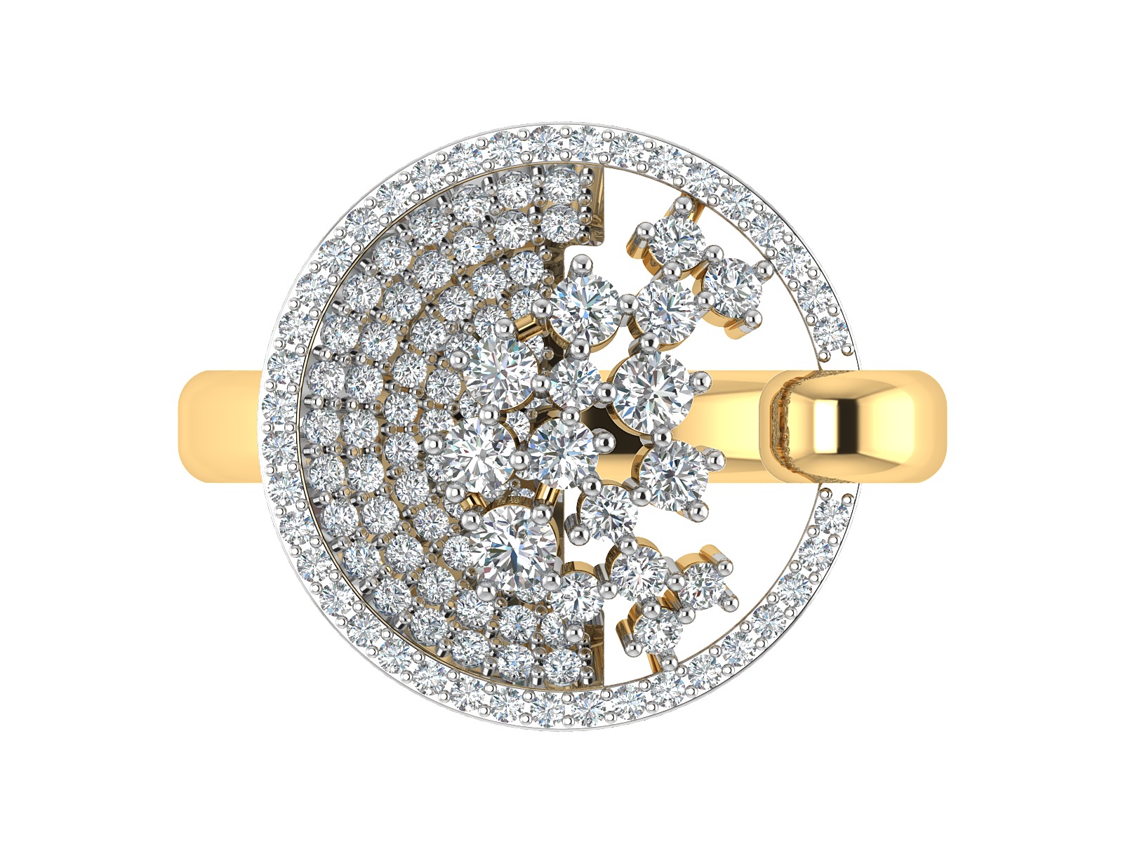 Women Ring  Render 3dm STL OBJ FBX Details 3D print model_15