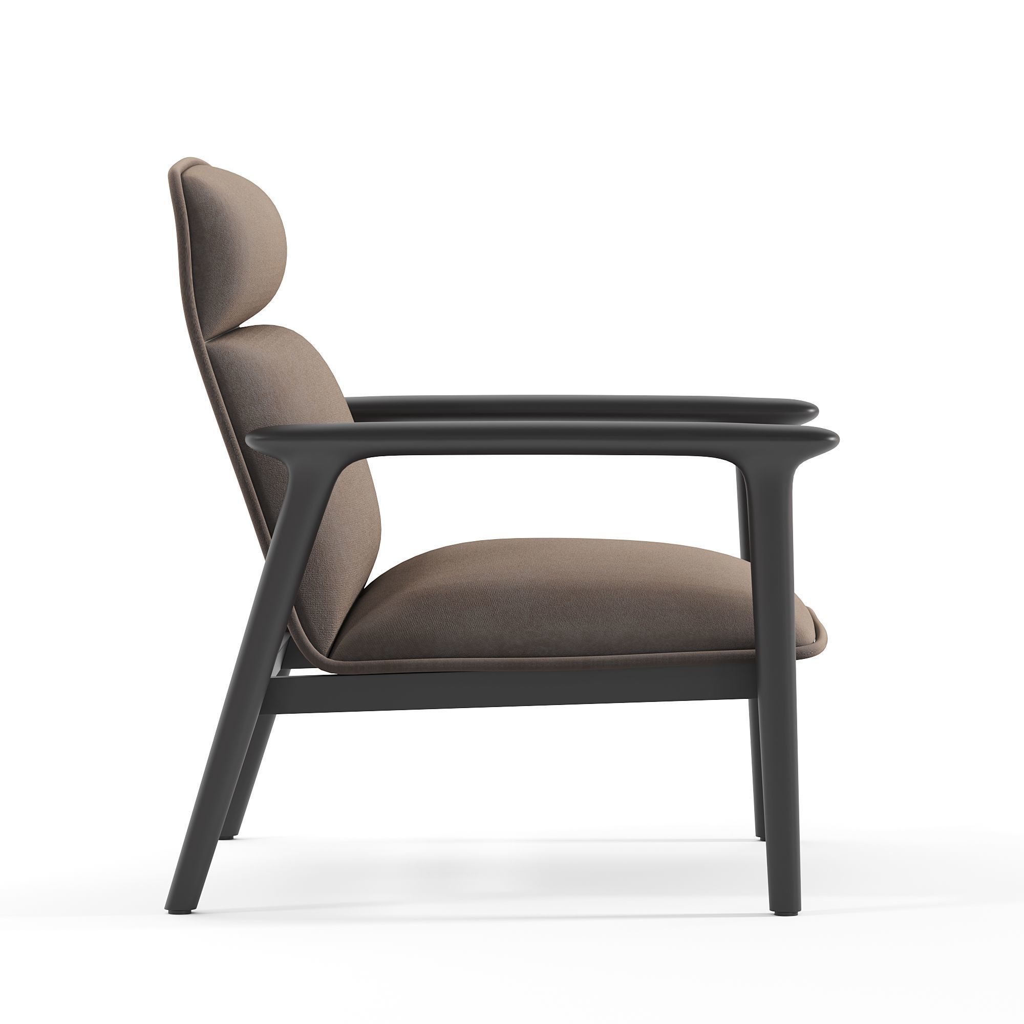 Uriah Lounge Chair Midback 3D model_2