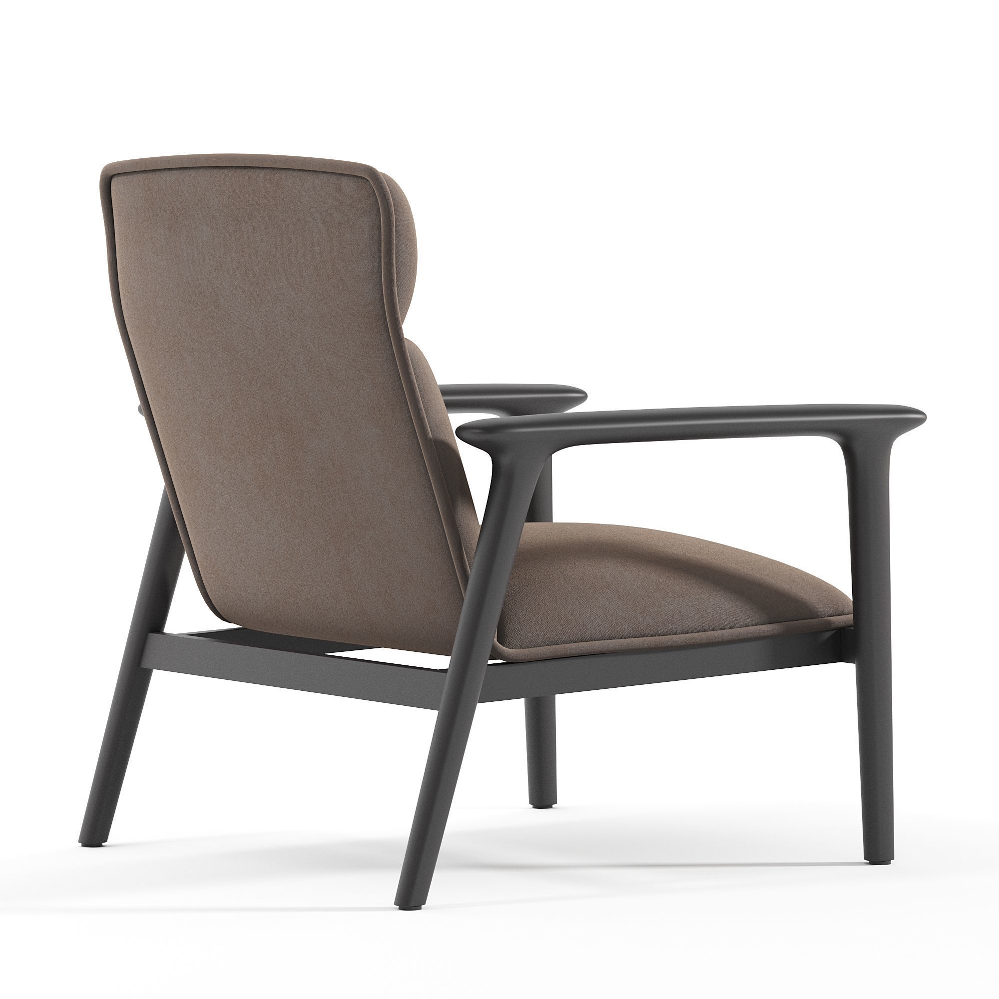 Uriah Lounge Chair Midback 3D model_3