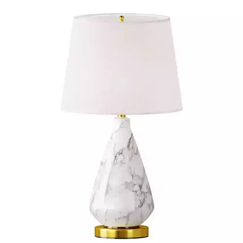 West Elm Glass Table Lamp