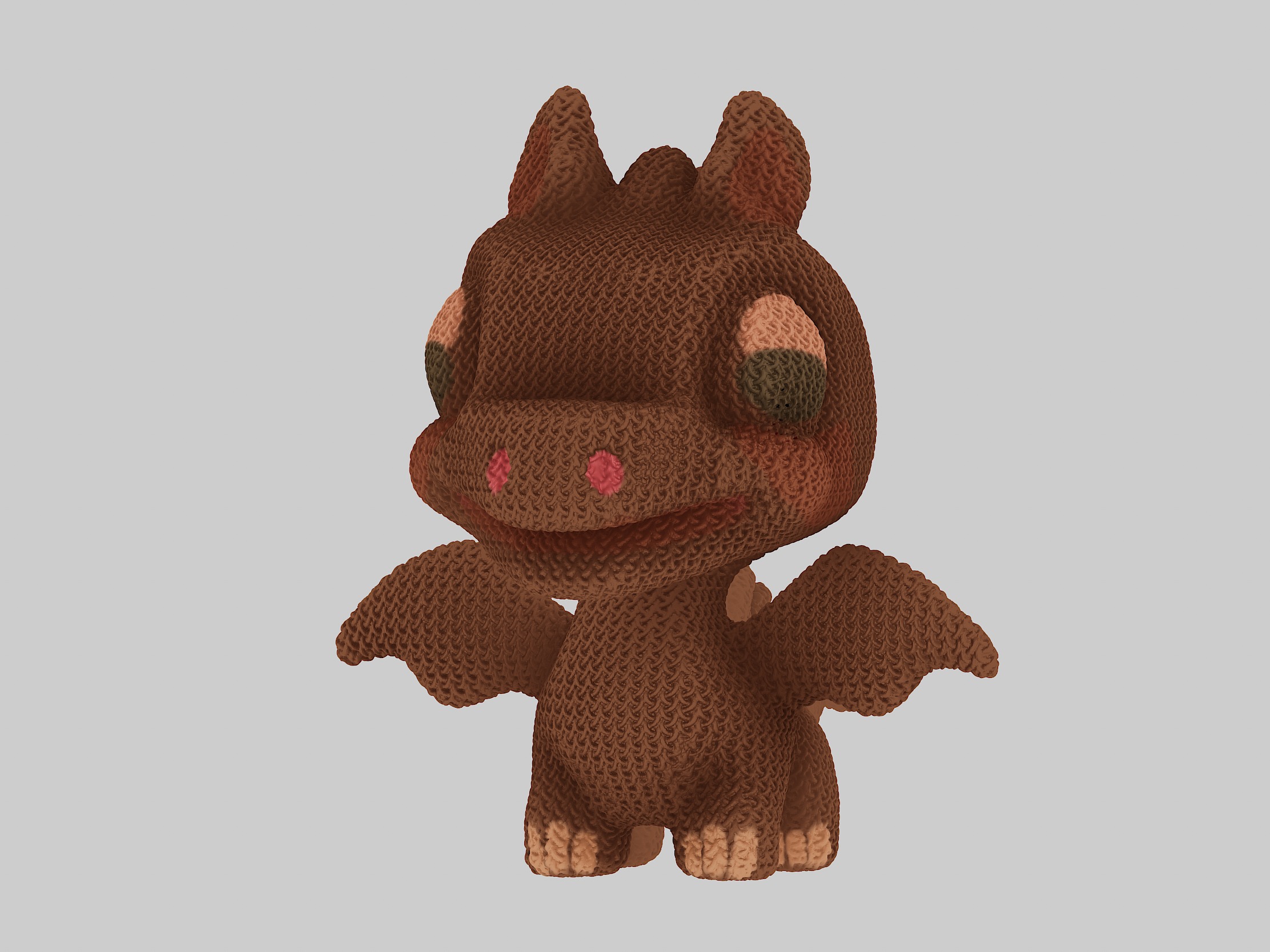 Cute Baby Dragon  3D print model_7