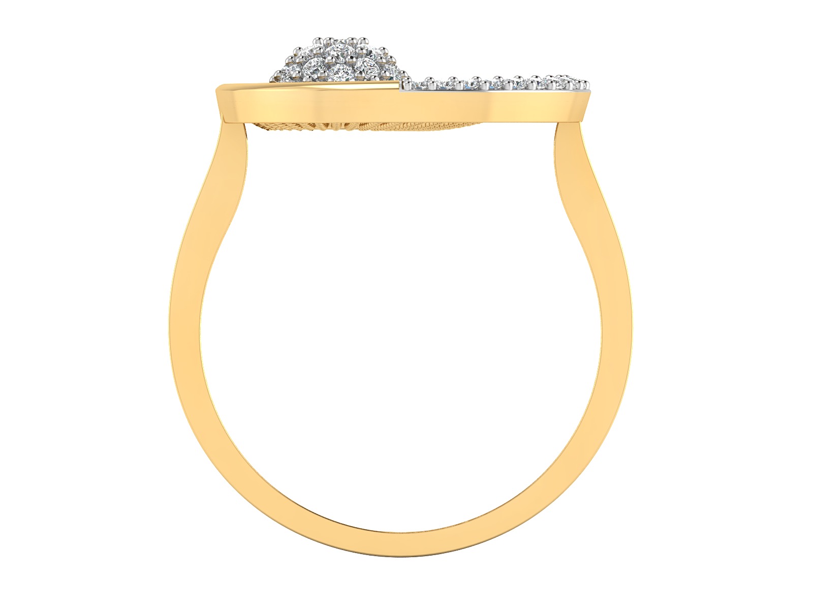 Women Ring  Render 3dm STL OBJ FBX Details 3D print model_7