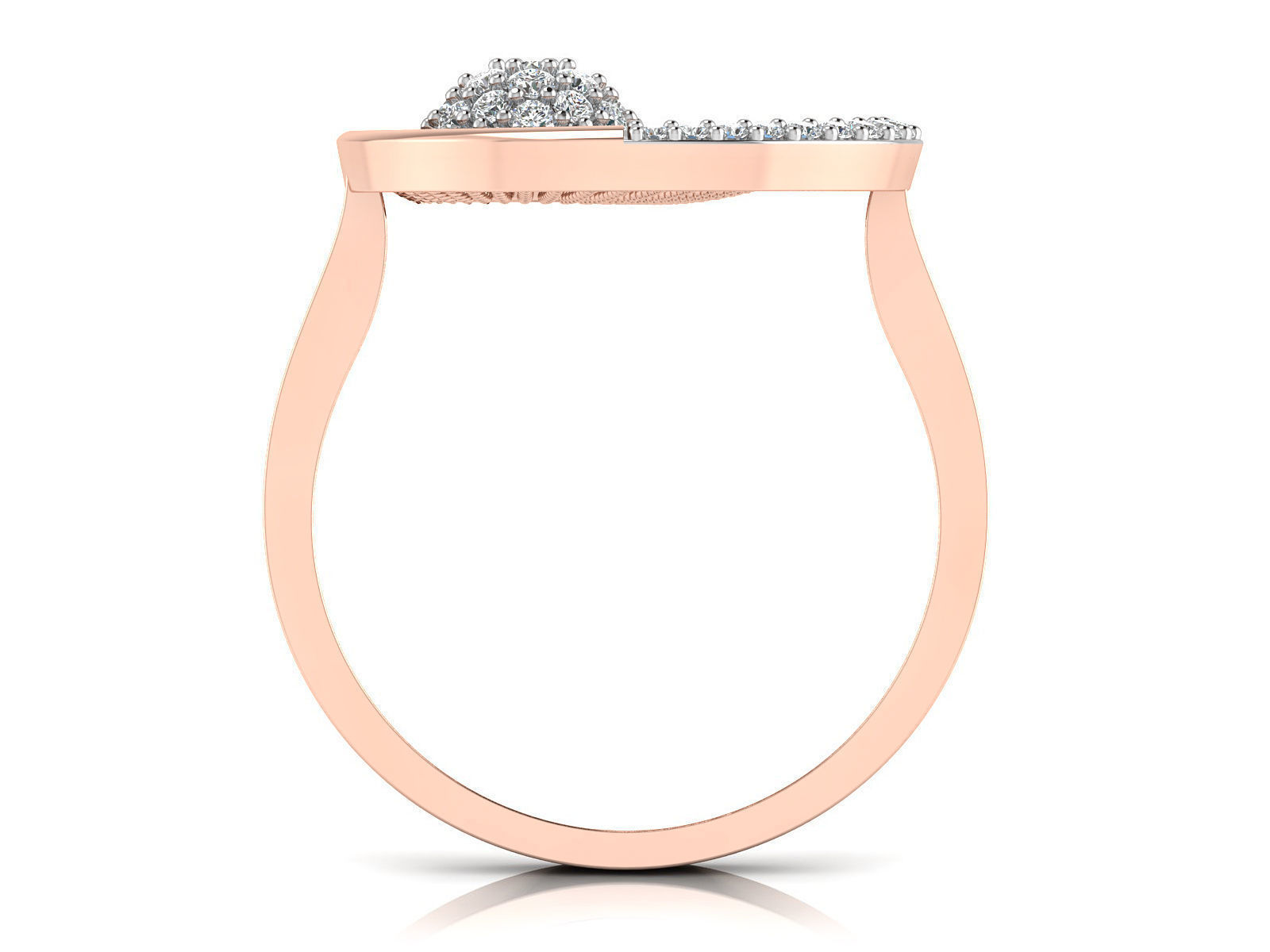 Women Ring  Render 3dm STL OBJ FBX Details 3D print model_4