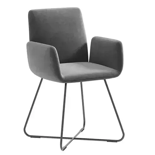 Jalis High Back Dining Chair 3D model