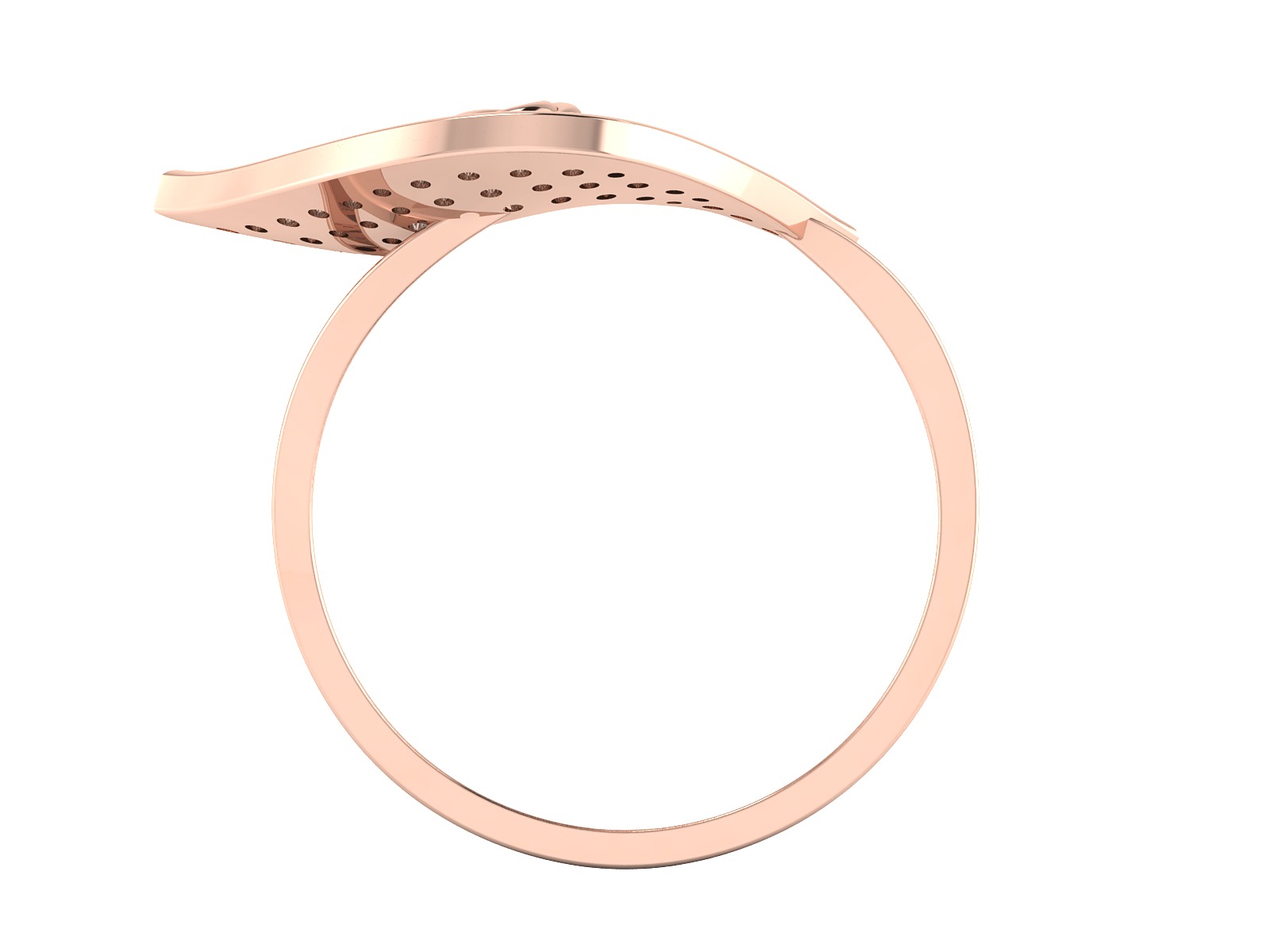 Women Ring  Render 3dm STL OBJ FBX Details 3D print model_5