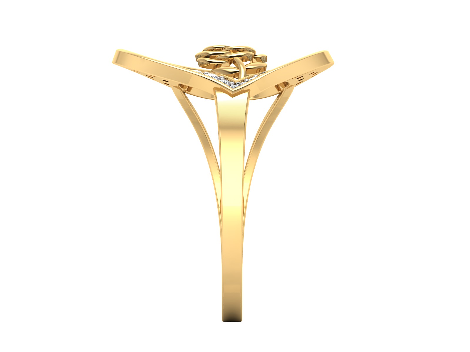 Women Ring  Render 3dm STL OBJ FBX Details 3D print model_11