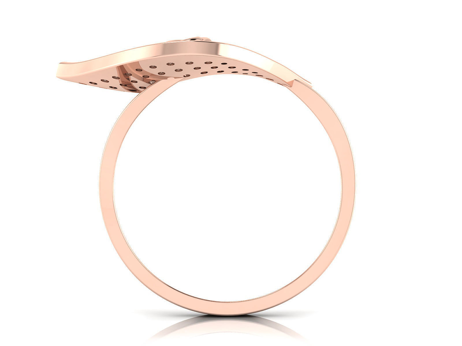 Women Ring  Render 3dm STL OBJ FBX Details 3D print model_4
